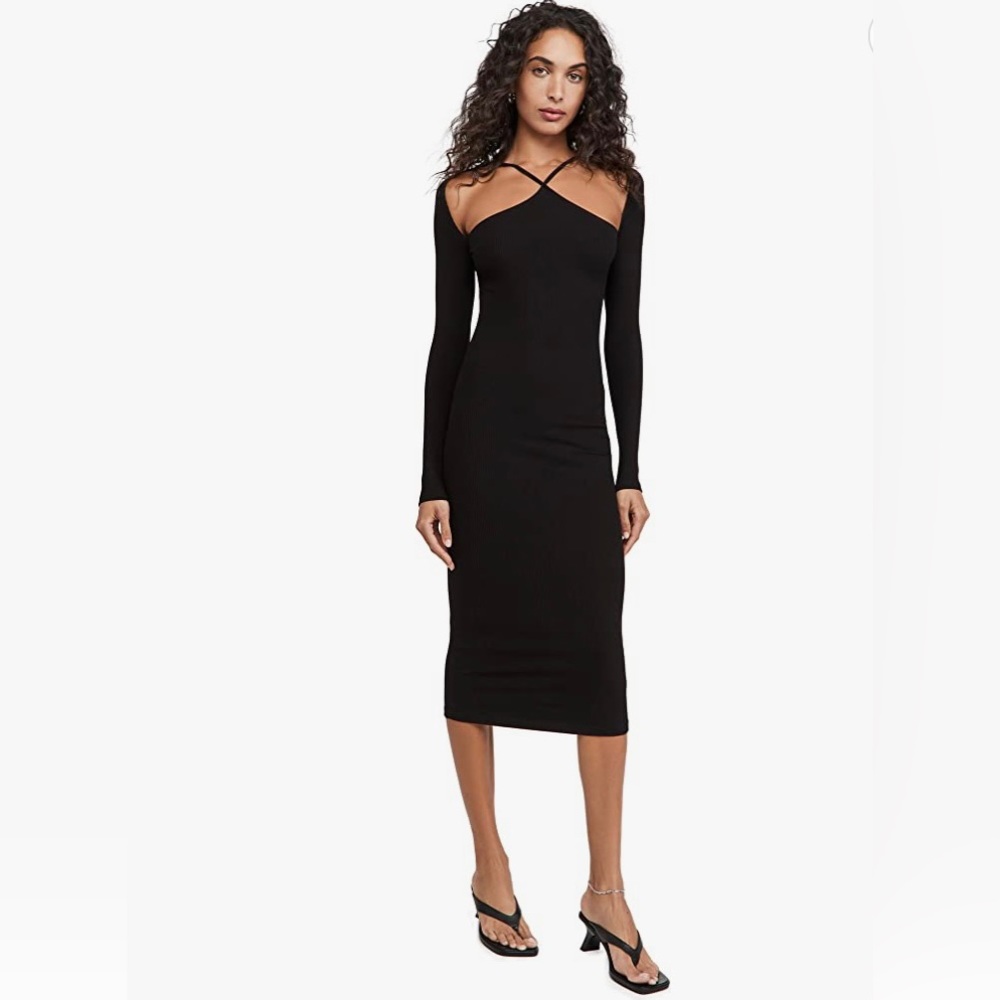Lioness crossing the line dress